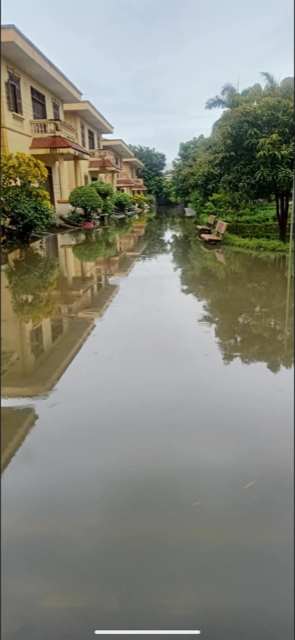 Ueberschwemmung nach heftigen Regenfaellen